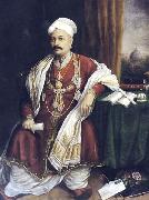 Raja Ravi Varma Sir T. Madhava Rao Sweden oil painting artist